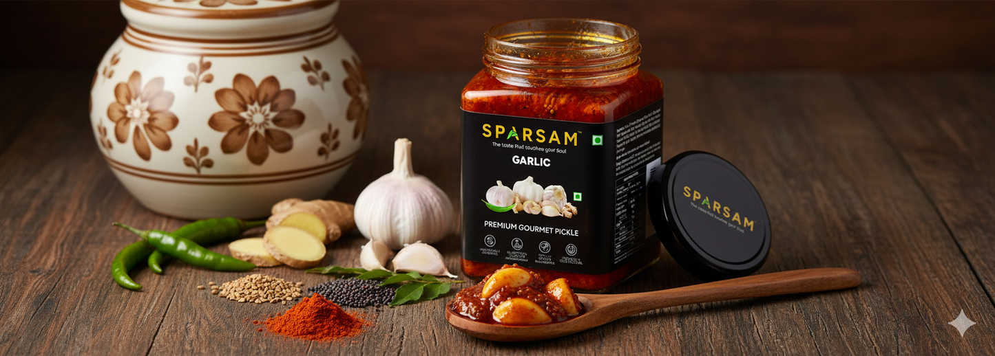 SPARSAM Garlic Pickle 350g